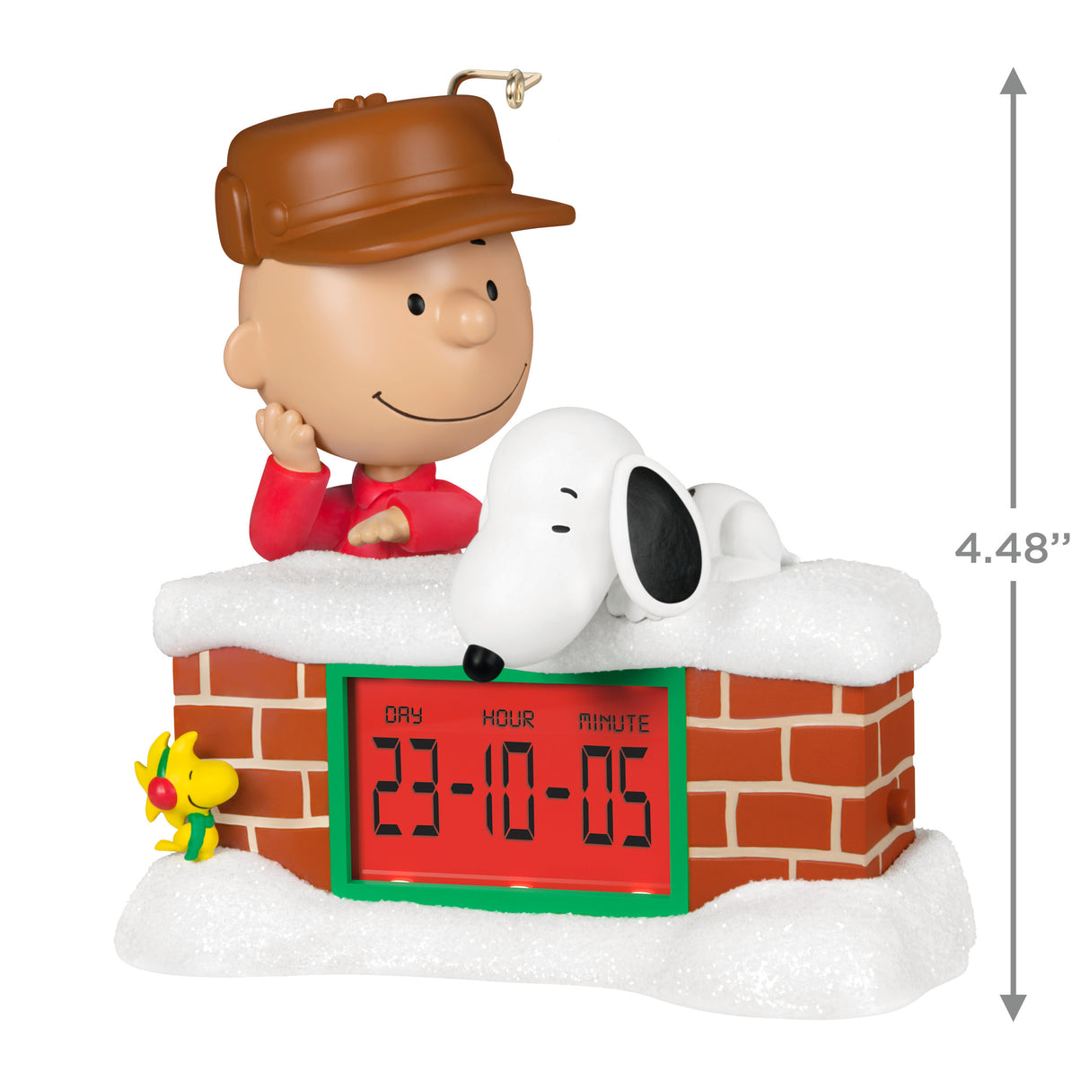 Keepsake Christmas Ornament 2024, The Peanuts Gang Countdown to Christmas With Light, Gifts for Peanuts Fans