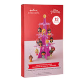 Disney Princess Countdown Calendar Miniature Christmas Tree Set With 12 Mini Ornaments