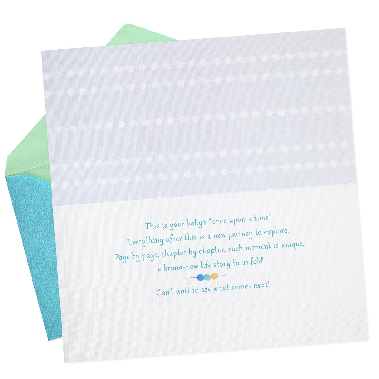 Hallmark Baby Shower Card (New Story Begins)