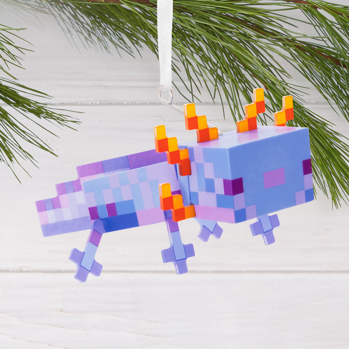 Hallmark Christmas Ornament (Minecraft Blue Axolotl)