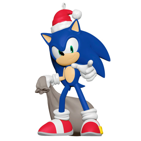 Keepsake Christmas Ornament 2024, Sonic the Hedgehog Santa Sonic, Gifts for Gamers