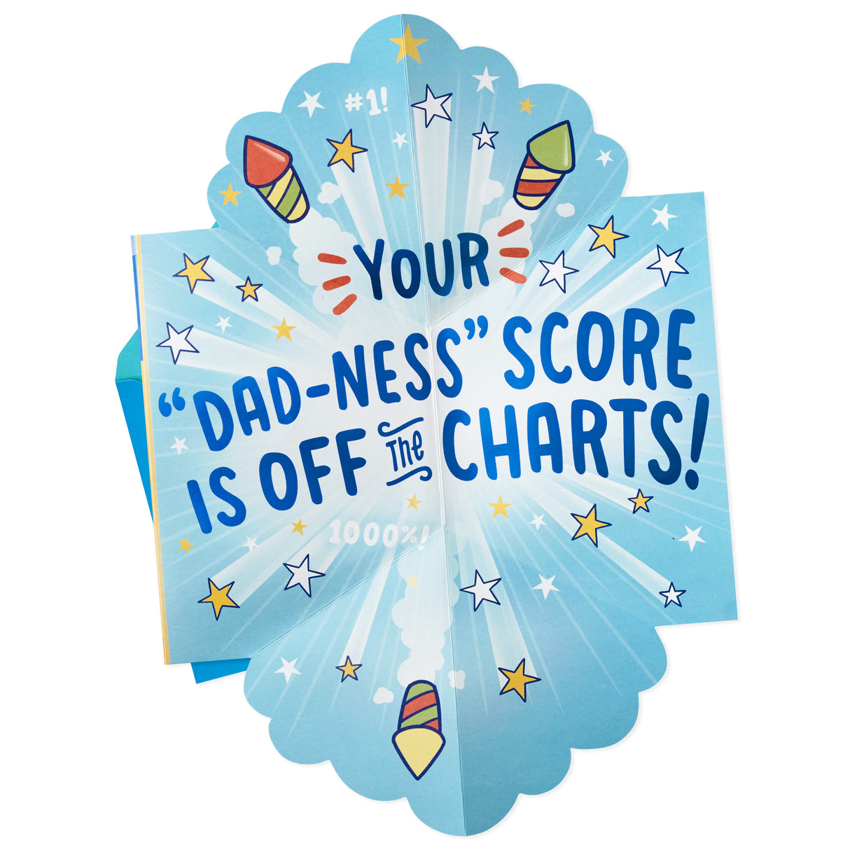 Funny Pop Up Fathers Day Card for Dad from Son or Daughter (You've Got it All)