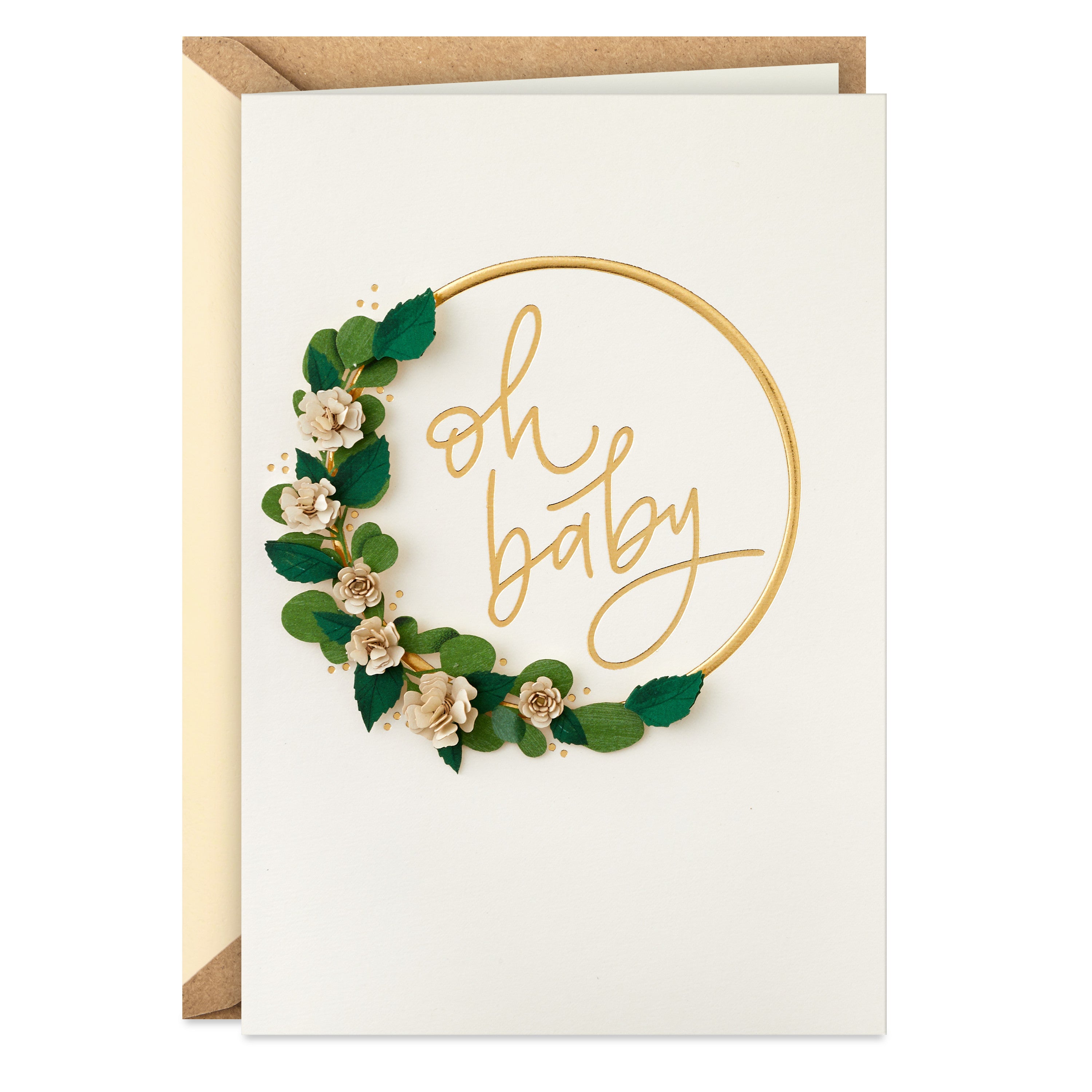 Hallmark Signature Baby Shower Card (Oh Baby)
