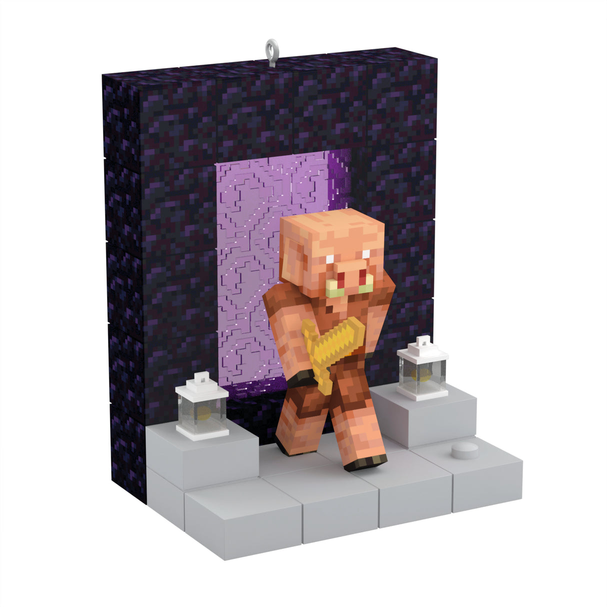 Keepsake Christmas Ornament 2024, Minecraft Nether Portal With Light, Gifts for Gamers