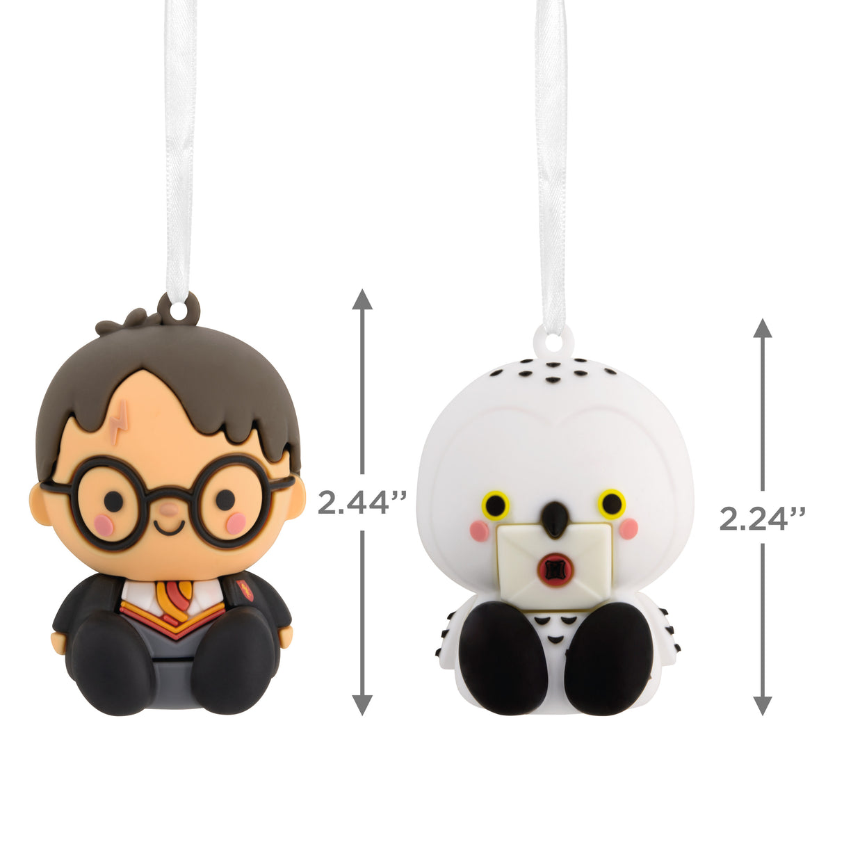 Better Together Harry Potter and Hedwig Magnetic Christmas Ornaments, Set of 2