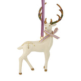 Signature White Deer Christmas Ornament