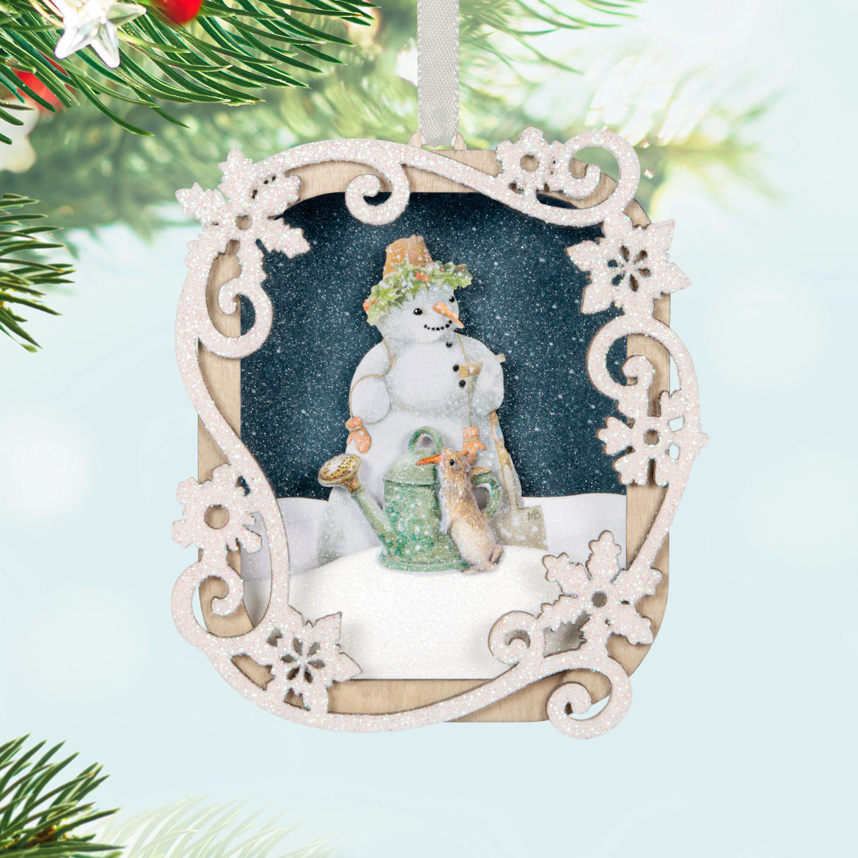 Keepsake Christmas Ornament 2024, Marjolein Bastin Winter Wonder Papercraft, Gifts for Nature Lovers