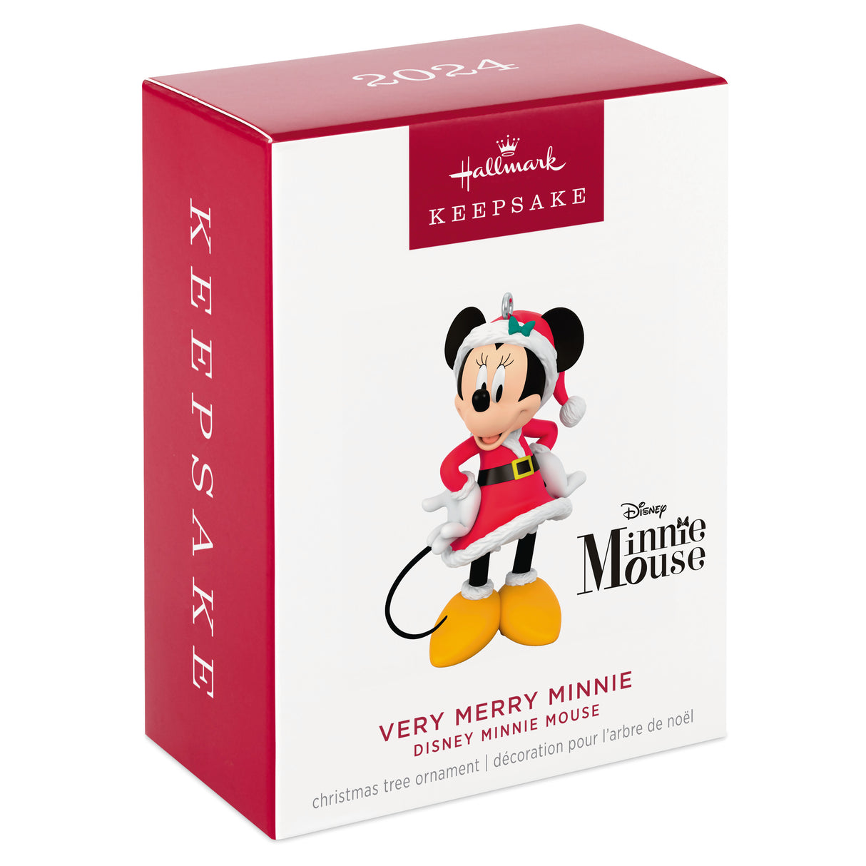 Keepsake Christmas Ornament 2024, Disney Minnie Mouse Very Merry Minnie, Gifts for Disney Fans