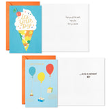 Birthday Cards Assortment, 36 Cards with Envelopes (Cake, Ice Cream, Balloons)