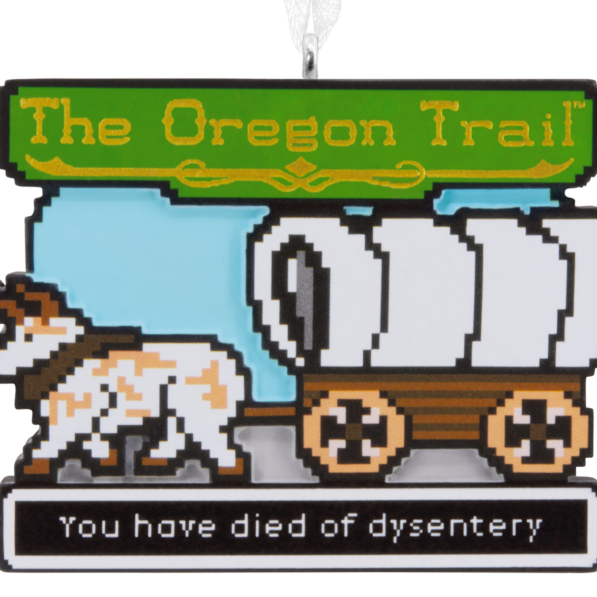 The Oregon Trail Video Game Christmas Ornament