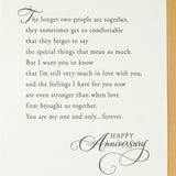 Hallmark Anniversary Card for Husband, Wife, Boyfriend, Girlfriend (My Heart is Yours)