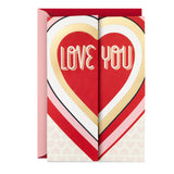 Hallmark Valentines Day Card for Husband, Wife, Boyfriend, Girlfriend (Pop Up Banner, Love Everything About You)