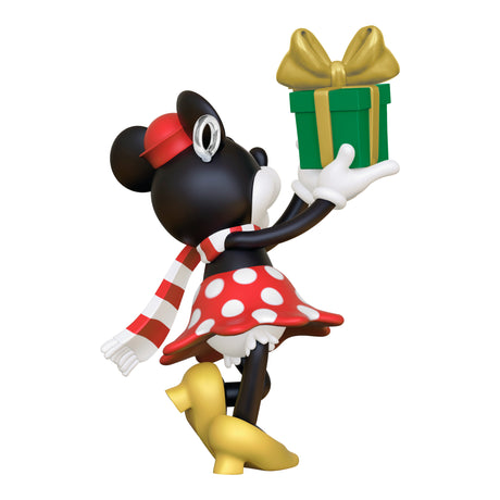 Keepsake 1.31" Mini Christmas Ornament, Disney Minnie Mouse Minnie's Special Delivery, Gifts for Disney Fans