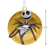 Hallmark Christmas Ornament (Disney Tim Burton's The Nightmare Before Christmas Jack Skellington on Moon, Metal)