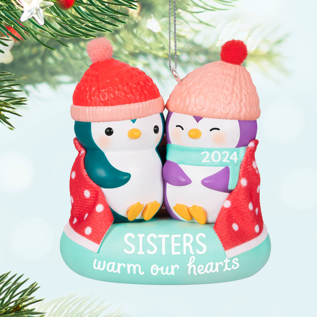 Keepsake Christmas Ornament 2024, Sisters Warm Our Hearts 2024, Family Gifts