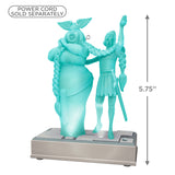 Hallmark Keepsake Christmas Ornament (Disney The Haunted Mansion Collection The Opera Singers With Light and Sound)
