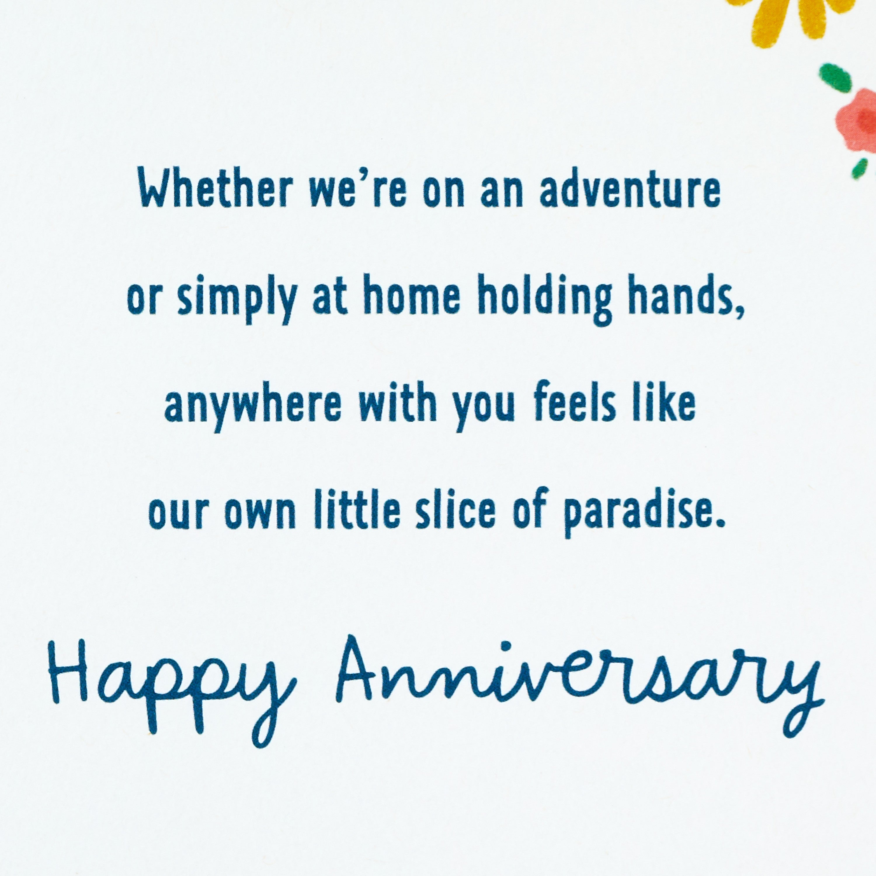 Hallmark Anniversary Card for Husband, Wife, Boyfriend, Girlfriend (Together)