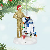 Keepsake Christmas Ornament 2024, Star Wars C-3PO and R2-D2 Peekbuster With Motion-Activated Sound, Gifts for Star Wars Fans