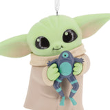 Hallmark Christmas Ornament (Star Wars: The Mandalorian Grogu With Frog)