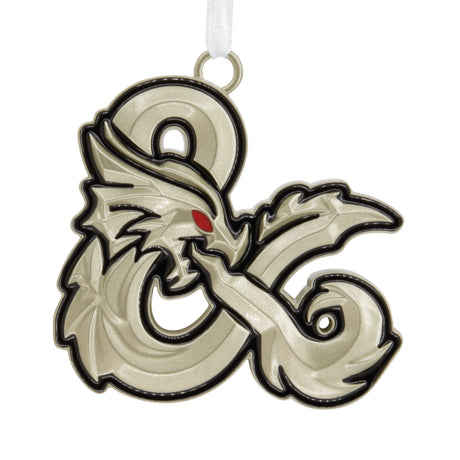 Hallmark Christmas Ornament (Dungeons & Dragons: Honor Among Thieves Dragon Ampersand, Metal)