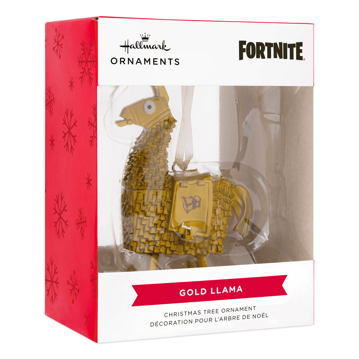 Fortnite Golden Loot Llama Christmas Ornament