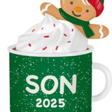 Hallmark Keepsake Christmas Ornament (Son Gingerbread Boy in Mug 2025)