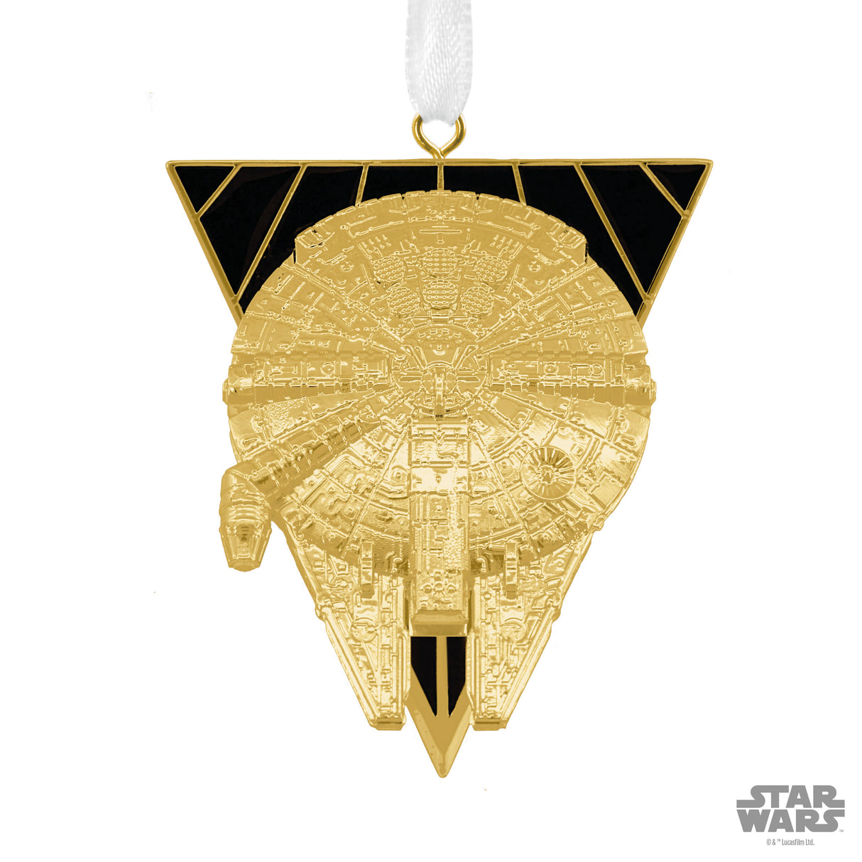 Star Wars Millenium Falcon Christmas Ornament, Premium Metal, May the 4th