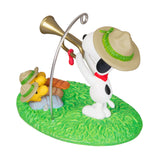 Keepsake Christmas Ornament and Pin 2024, The Peanuts Gang Beagle Scouts 50th Anniversary Rise and Shine!, Set of 2