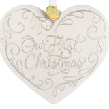 Hallmark Christmas Ornament (Our First Christmas Heart Locket 2025, Metal)