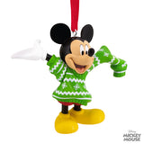 Hallmark Christmas Ornament (Disney Mickey Mouse in Christmas Sweater)