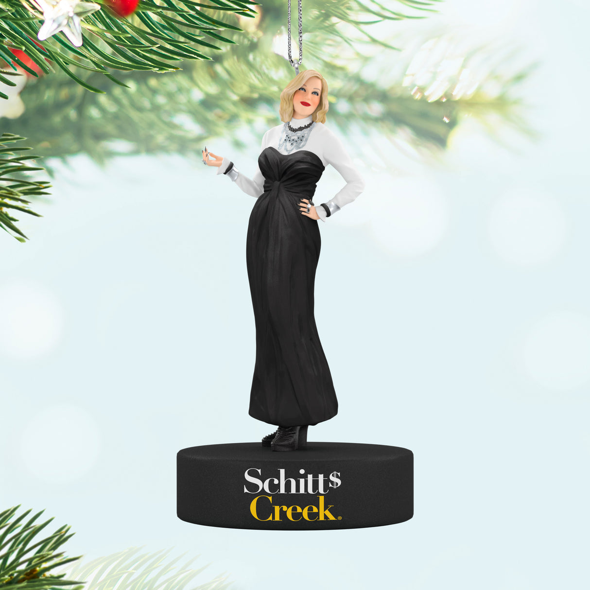 Keepsake Christmas Ornament 2024, Schitt's Creek Moira Rose With Sound, TV Show Gifts