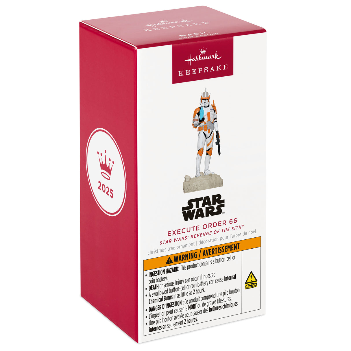 Hallmark Keepsake Christmas Ornament (Star Wars: Revenge of the Sith Execute Order 66 With Light and Sound)