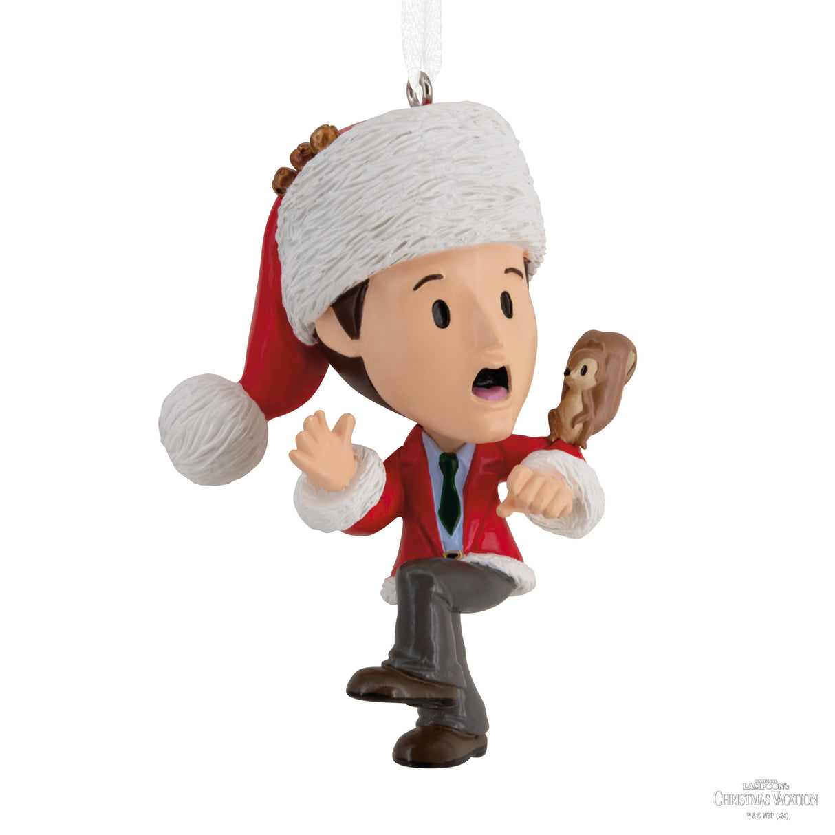 National Lampoon's Christmas Vacation Clark Griswold With Squirrel Stylized Christmas Ornament