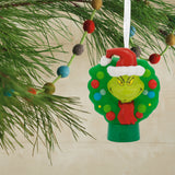 Dr. Seuss's How the Grinch Stole Christmas! Grinch in Wreath Christmas Ornament With Light