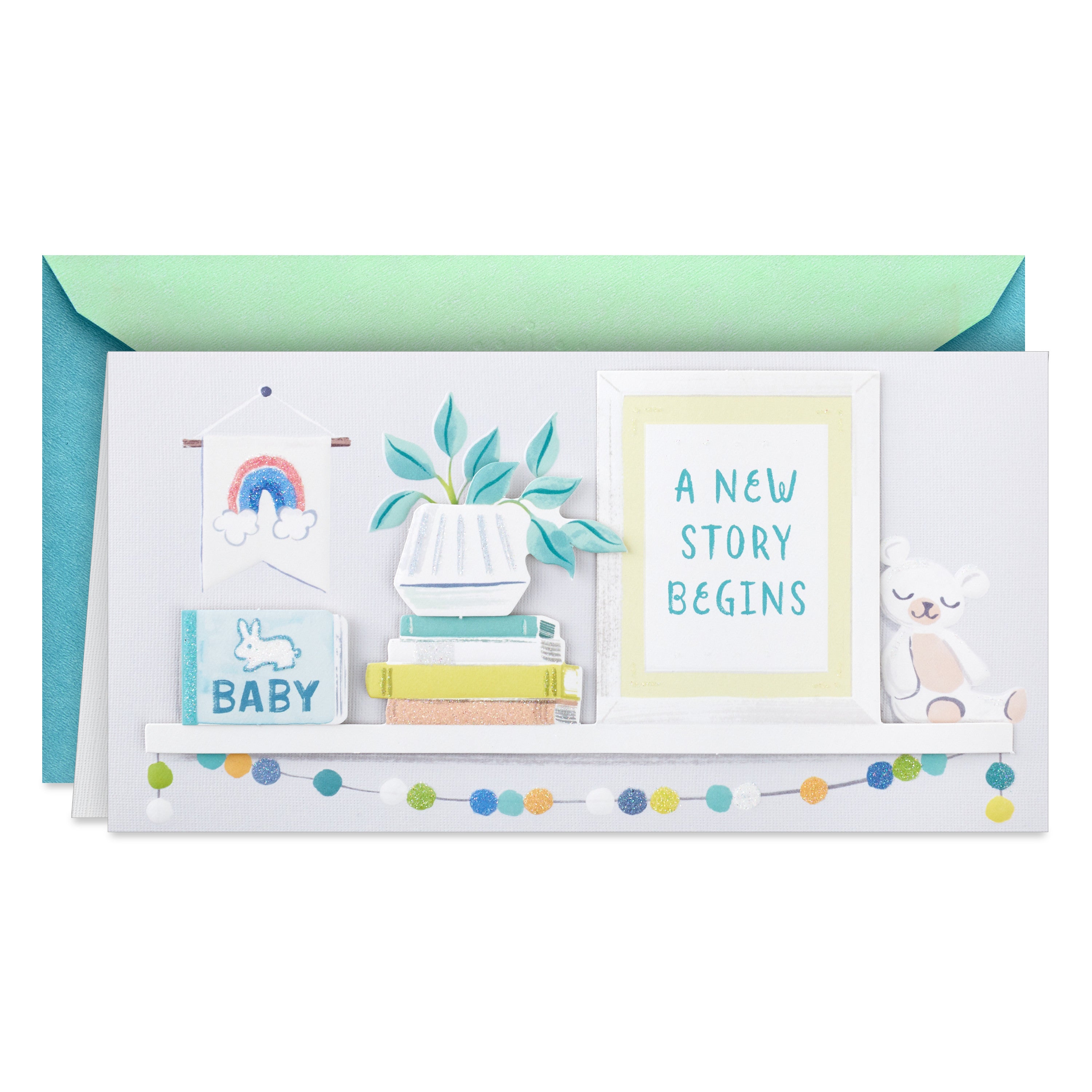 Hallmark Baby Shower Card (New Story Begins)