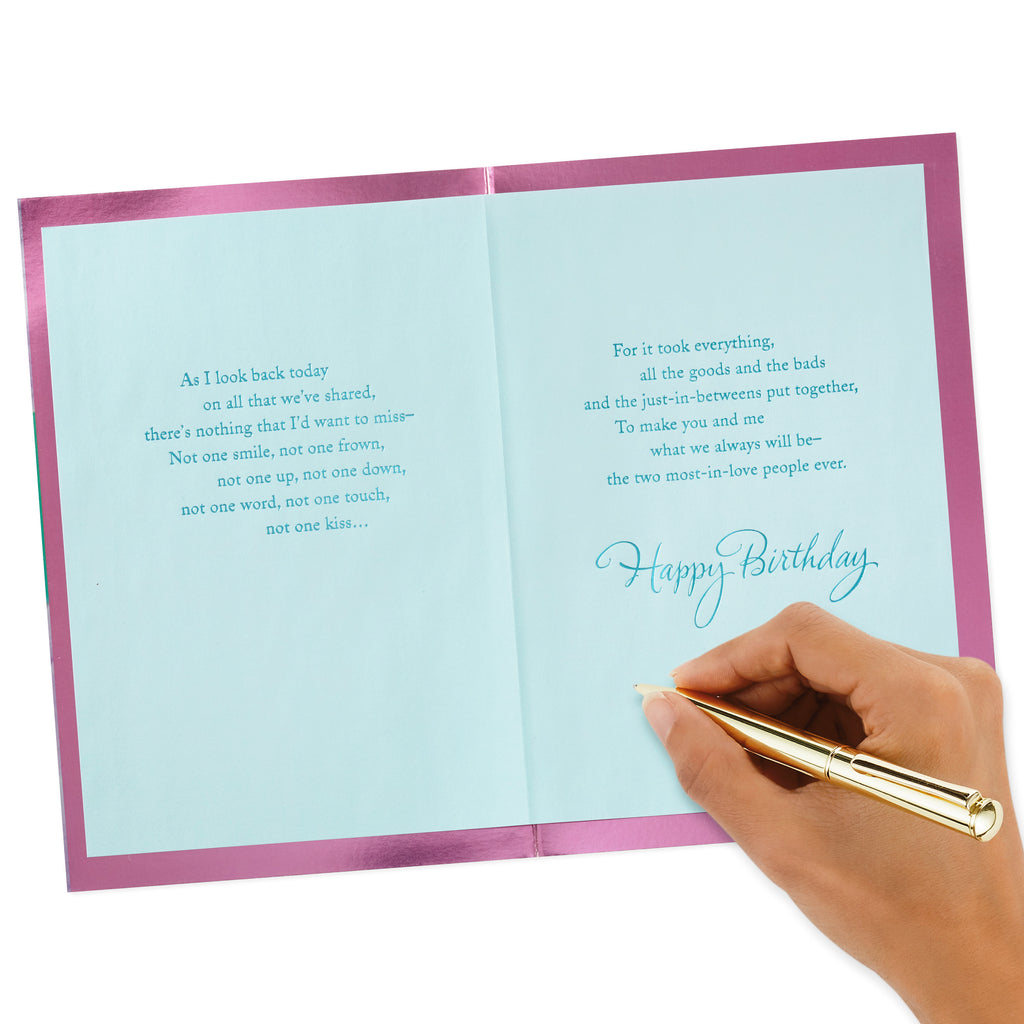 Hallmark Birthday Card for Wife (Orchid Photo)