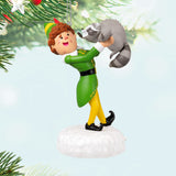 Keepsake Christmas Ornament 2024, Elf Does Someone Need a Hug? With Sound, Christmas Movie Gifts