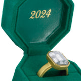 Engagement Ring in Green Box 2024 Christmas Ornament