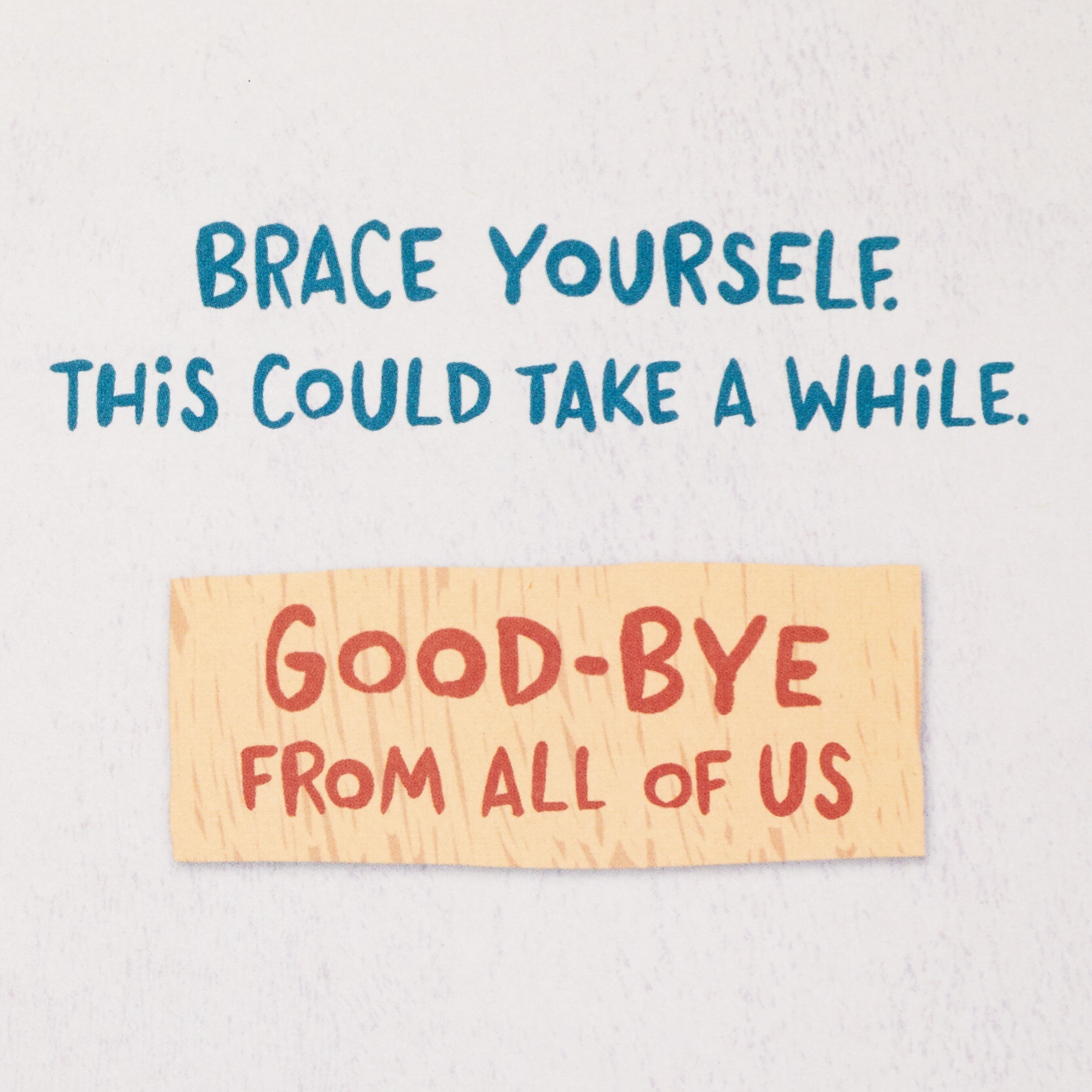 Hallmark Farewell Card from All, Bear Hugs (Retirement Card, Coworker Goodbye Card)