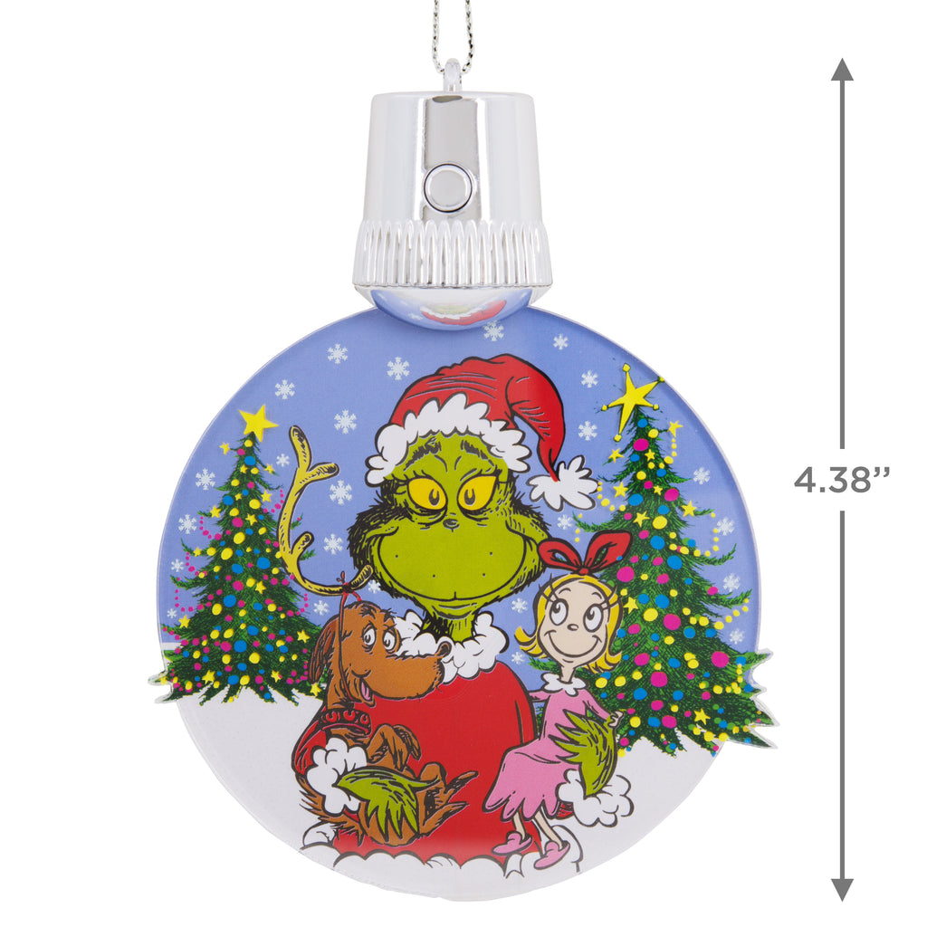 Hallmark Dr. Seuss How the Grinch Stole Christmas! Light-Up Christmas Ornament