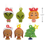 Hallmark Mini Christmas Ornaments (Dr. Seuss's How the Grinch Stole Christmas! Shatterproof), Set of 6