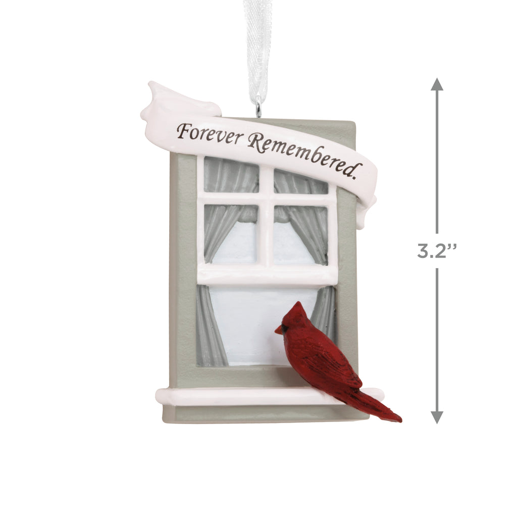 Hallmark Christmas Ornament Forever Remembered Cardinal Memorial