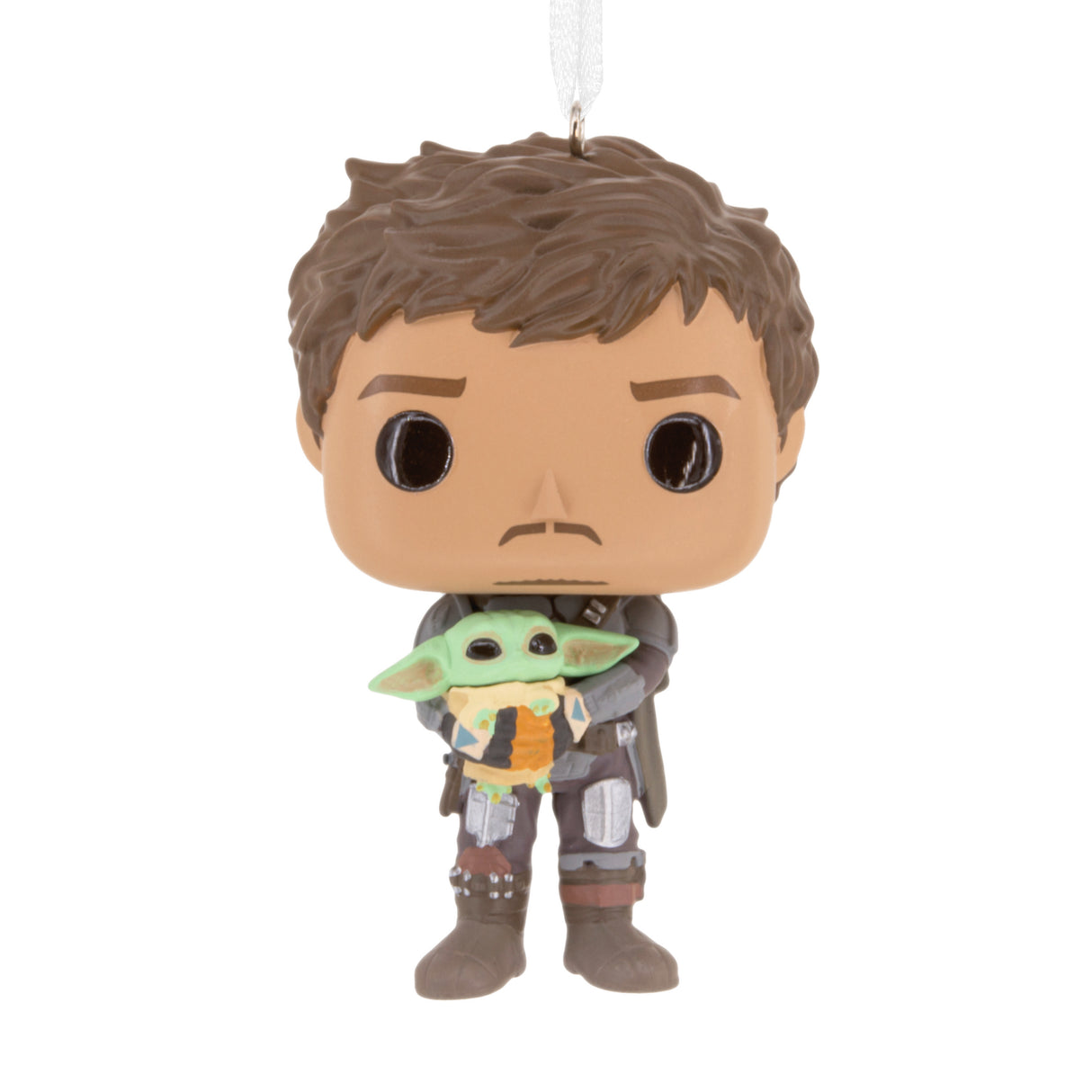 Hallmark Christmas Ornament (Star Wars: The Mandalorian Holding Grogu Funko POP!)