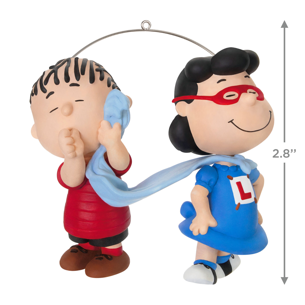 Keepsake Christmas Ornament 2024, The Peanuts Gang Super Lucy and Linus, Gifts for Peanuts Fans