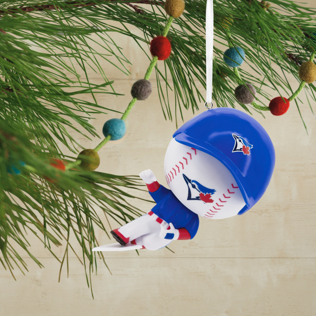 Hallmark Christmas Ornament MLB Toronto Blue Jays Bouncing Buddy