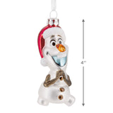 Hallmark Christmas Ornament (Disney Frozen Holiday Olaf, Glass)