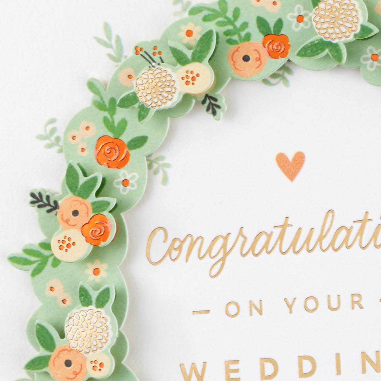 Hallmark Signature Wedding Card (Flower Arch)