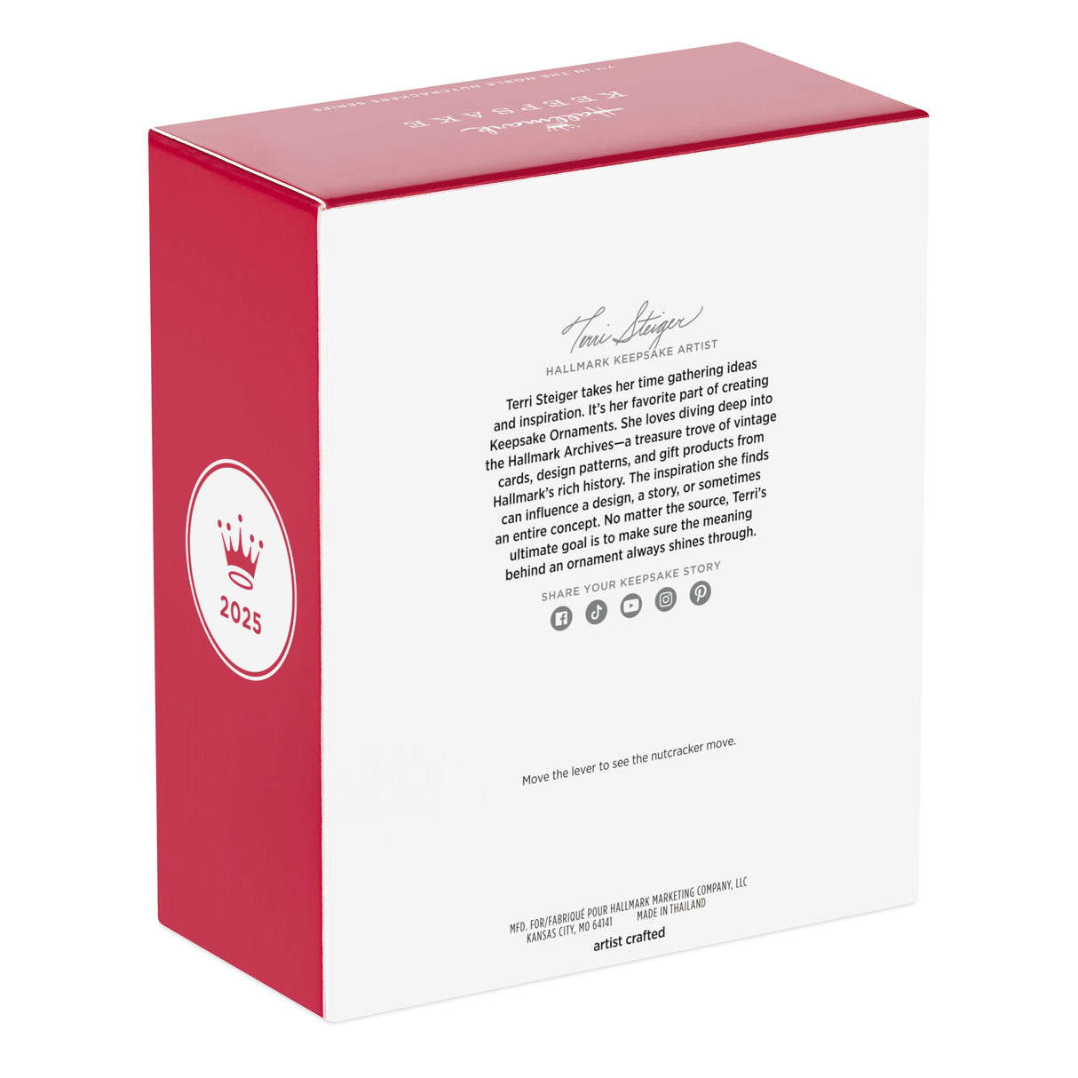 Hallmark Keepsake Christmas Ornament (Noble Nutcrackers King of Hearts)