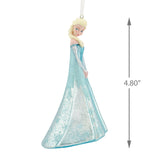 Hallmark Christmas Ornament (Disney Frozen Elsa, Blown Glass)