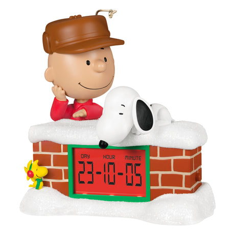 Keepsake Christmas Ornament 2024, The Peanuts Gang Countdown to Christmas With Light, Gifts for Peanuts Fans